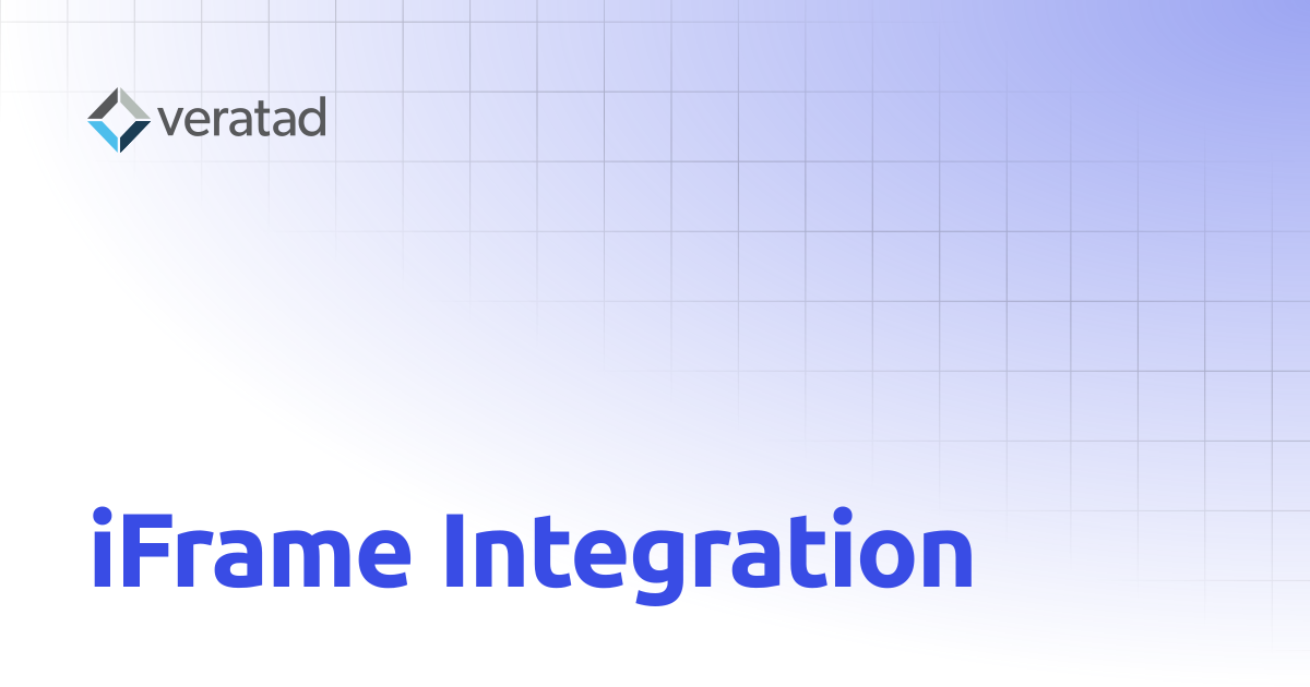 iFrame Integration | Veratad